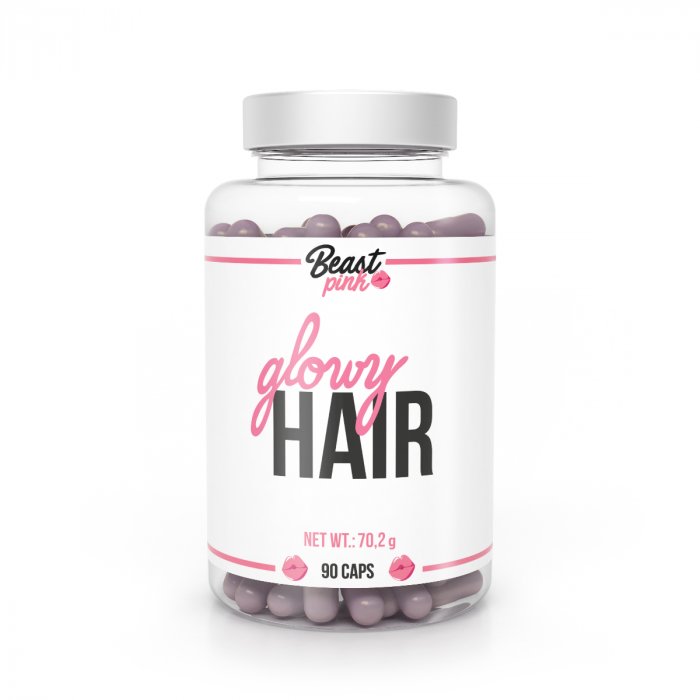 Glowy Hair - BeastPink 90 caps