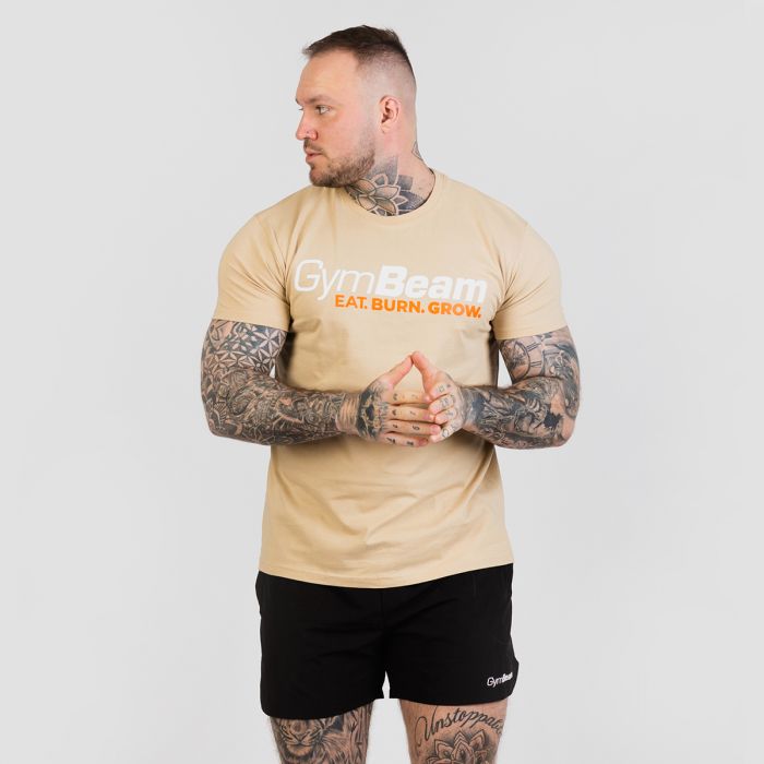 Grow T-shirt Sand - GymBeam L