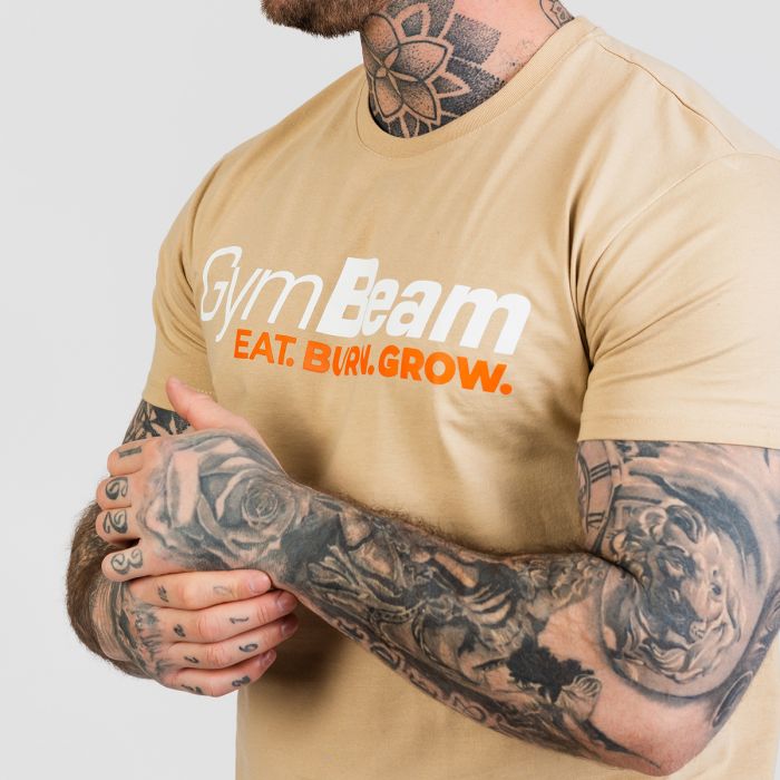 Grow T-shirt Sand - GymBeam L