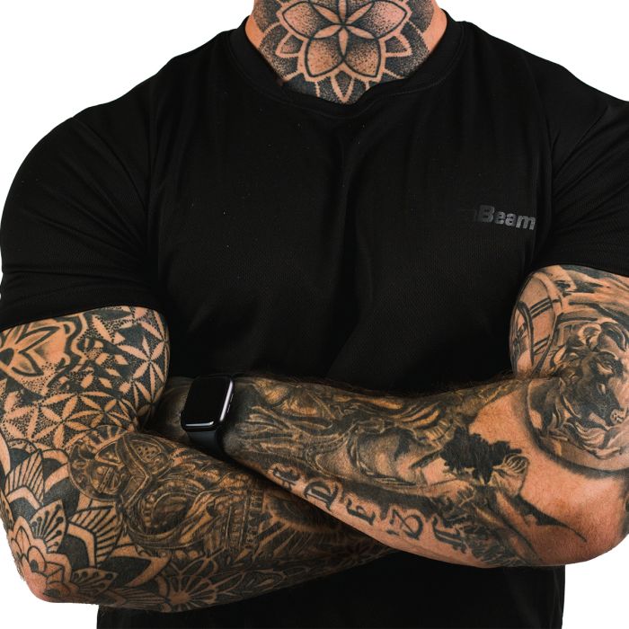 Men‘s T-shirt TRN Black - GymBeam L