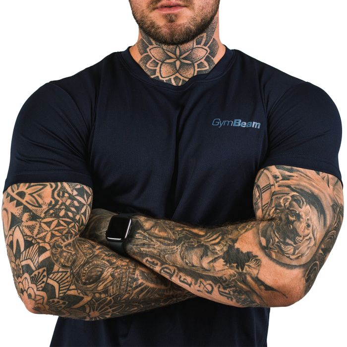Men‘s T-shirt TRN Navy - GymBeam XL