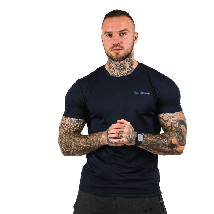 Men‘s T-shirt TRN Navy - GymBeam XL