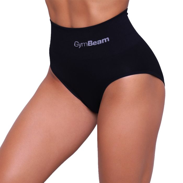 Highrise Briefs 2Pack Black - GymBeam M