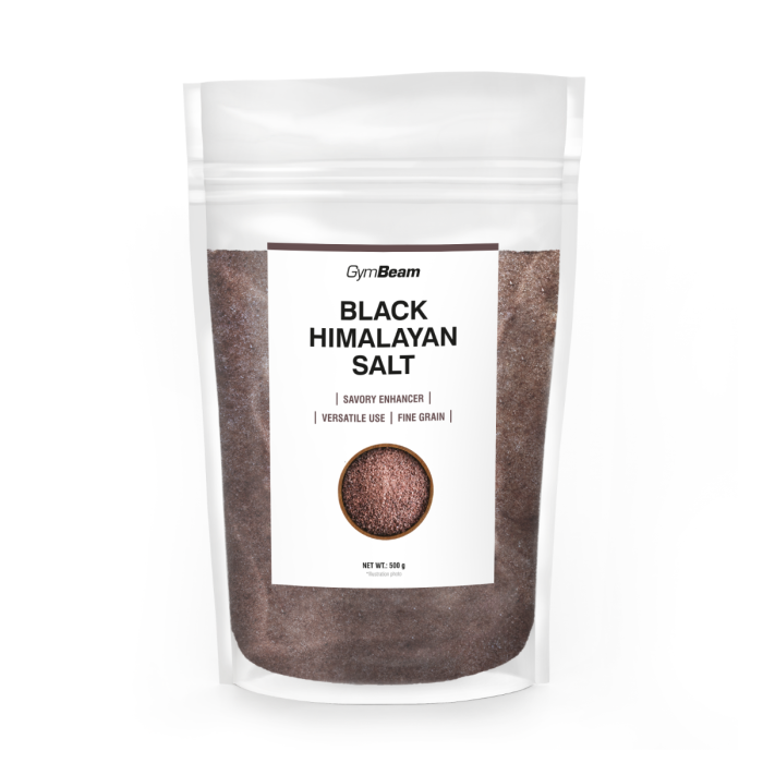 Black Himalayan salt 500 g - fine - GymBeam 500 g