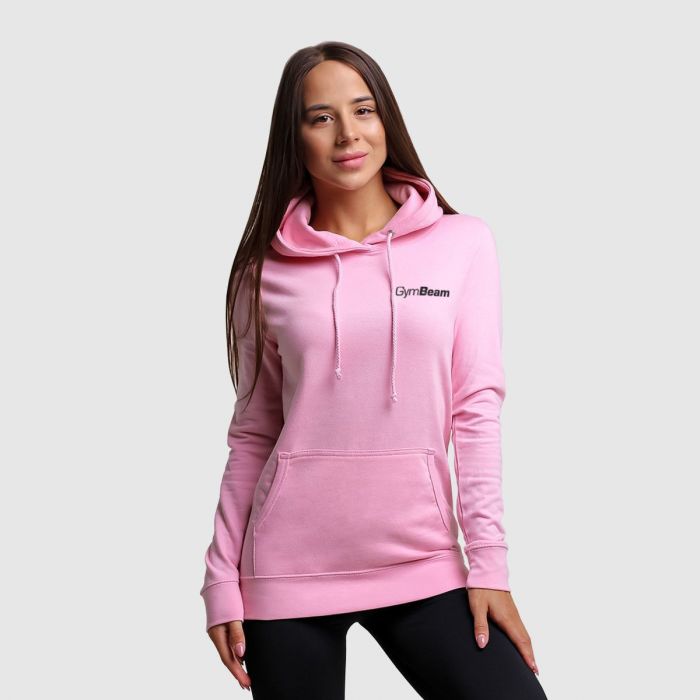 Women’s Hoodie PRO Baby Pink - GymBeam M - pink