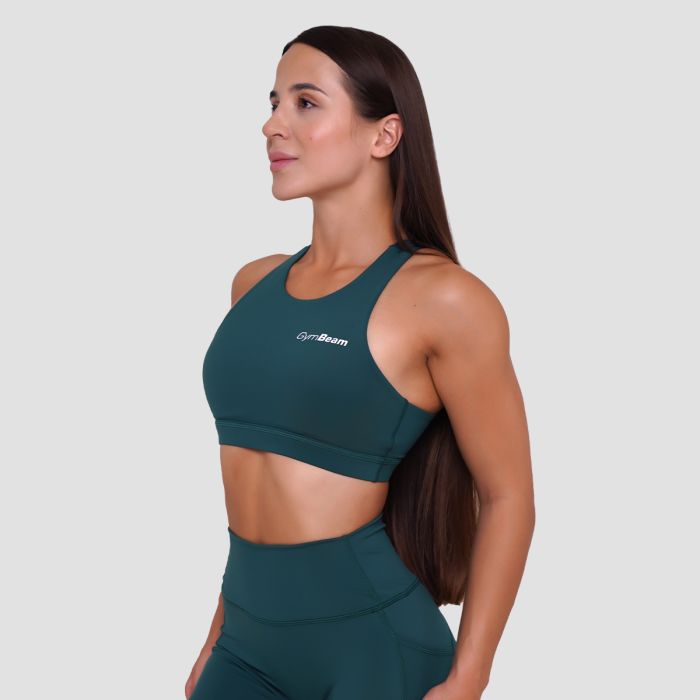 Ignite Sports Bra Dark Green - GymBeam M
