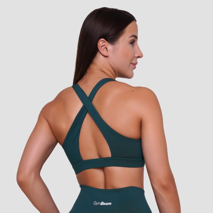 Ignite Sports Bra Dark Green - GymBeam M