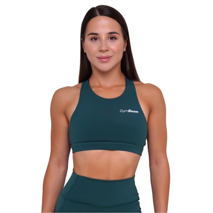 Ignite Sports Bra Dark Green - GymBeam M