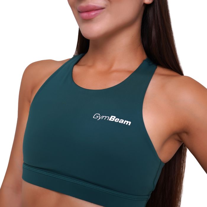 Ignite Sports Bra Dark Green - GymBeam M