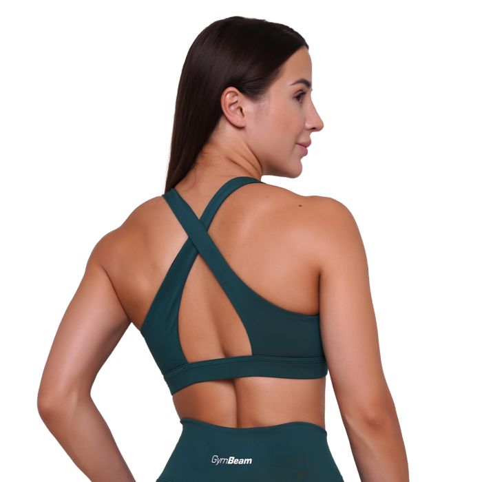 Ignite Sports Bra Dark Green - GymBeam M