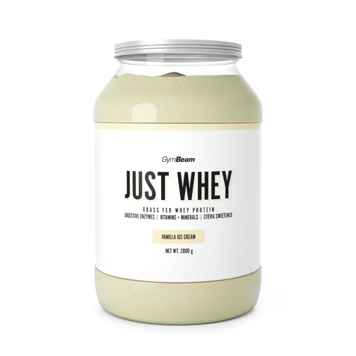 Protein Just Whey - GymBeam + cadeau 2000 g - glace à la vanille - 00