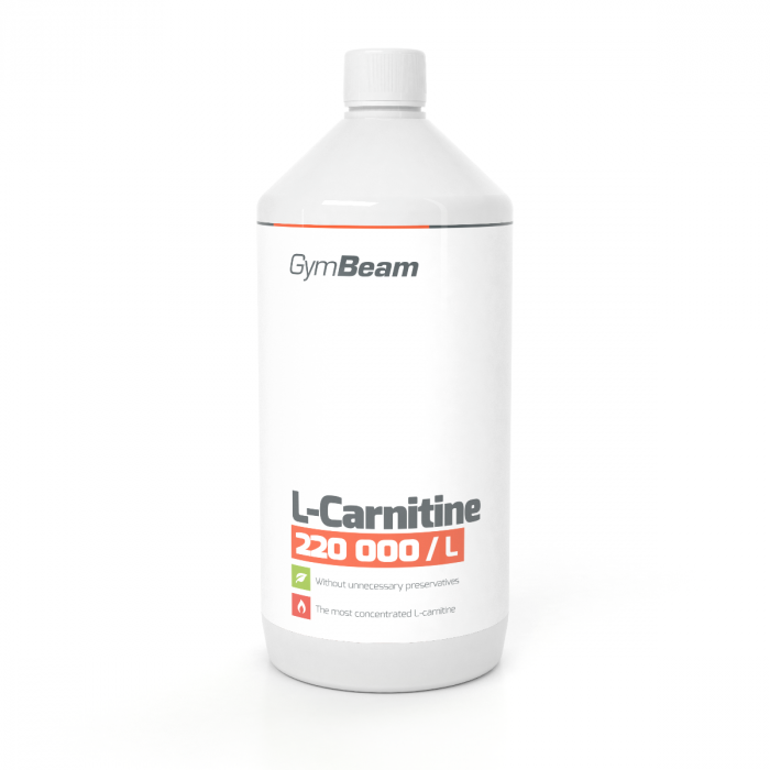 Spaľovač tukov L-Karnitín - GymBeam 500 ml - orange