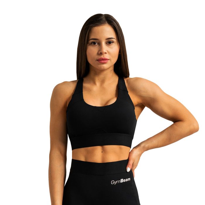 Limitless Sports Bra Black - GymBeam XL