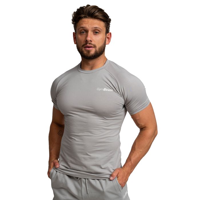Men‘s Fitted TRN T-shirt Grey - GymBeam M