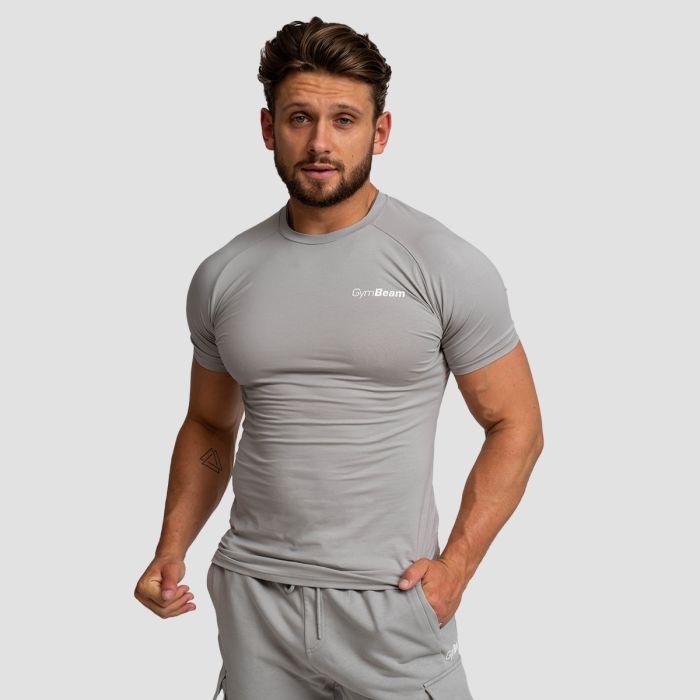 Men‘s Fitted TRN T-shirt Grey - GymBeam M