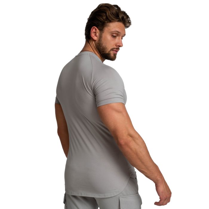 Men‘s Fitted TRN T-shirt Grey - GymBeam M