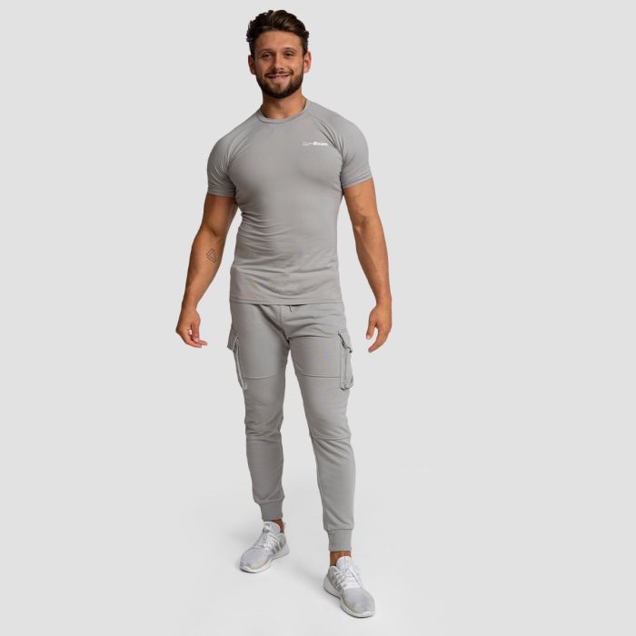 Men‘s Fitted TRN T-shirt Grey - GymBeam M
