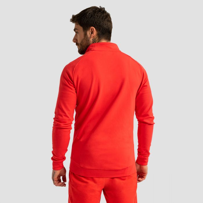 Limitless Zip Up Hoodie Hot Red - GymBeam L