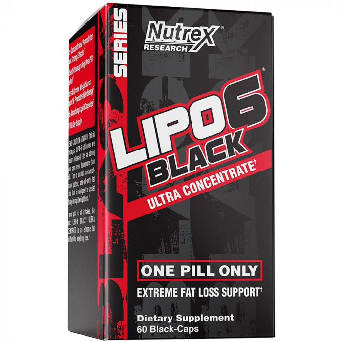 Lipo 6 Black Ultra Concentrate 60 kaps - Nutrex 60 caps