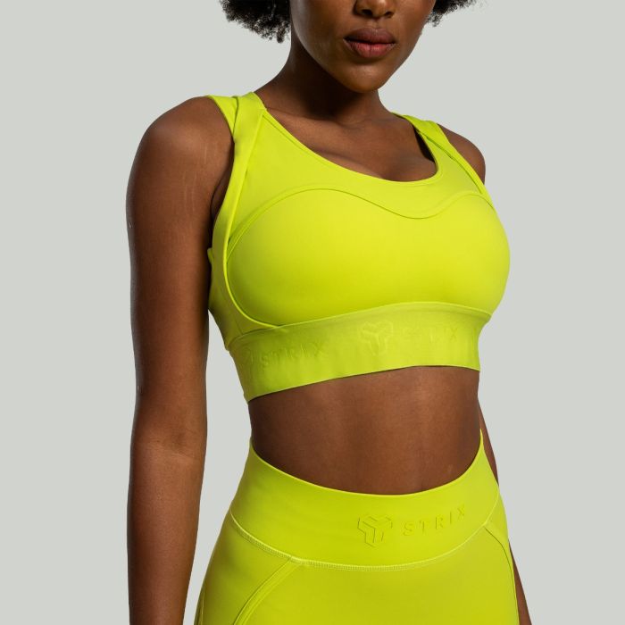 Lunar Sports Bra Chartreuse - STRIX L