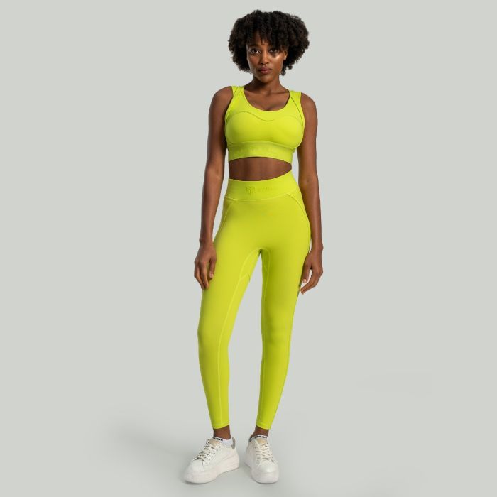 Lunar Sports Bra Chartreuse - STRIX L