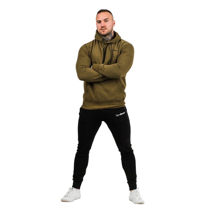 Mikina Athlete Military Green Black - GymBeam L