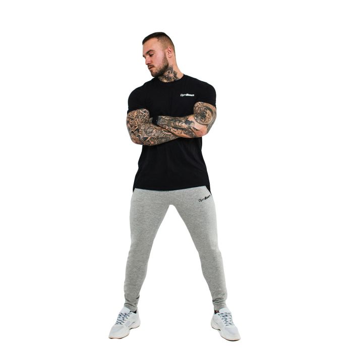 Tričko Basic Black - GymBeam L