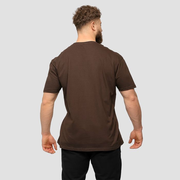Men‘s Basic T-Shirt Chocolate Brown - GymBeam L