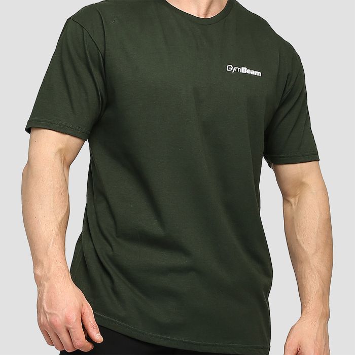 Men‘s Basic T-Shirt Green - GymBeam L