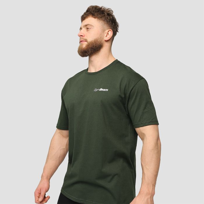 Men‘s Basic T-Shirt Green - GymBeam L