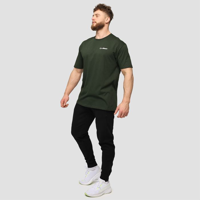 Men‘s Basic T-Shirt Green - GymBeam L