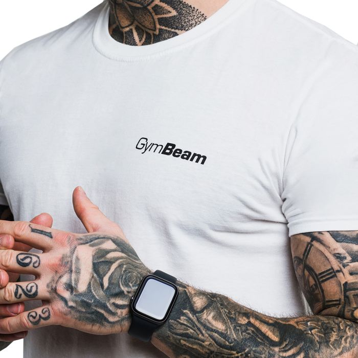 Tričko Basic White - GymBeam L