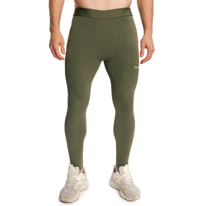 Men‘s Combat Leggings Olive Grey - GymBeam L