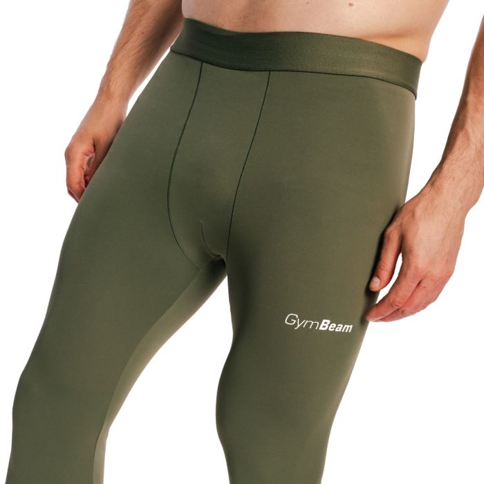 Men‘s Combat Leggings Olive Grey - GymBeam L