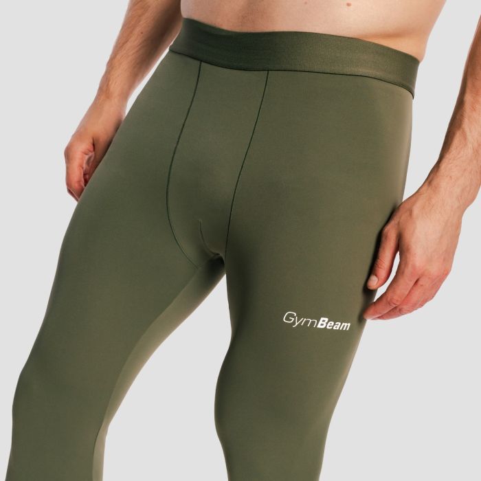 Men‘s Combat Leggings Olive Grey - GymBeam L