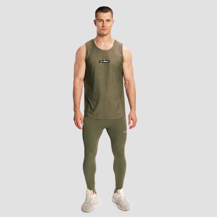 Men‘s Combat Leggings Olive Grey - GymBeam L
