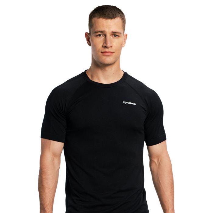 Men‘s Pulse X  Running T-shirt Black - GymBeam M