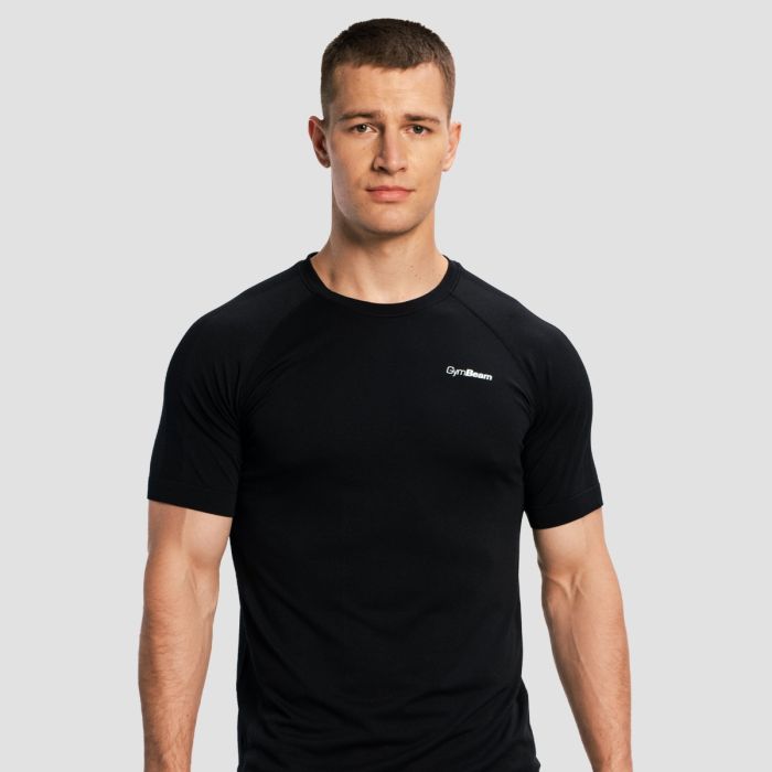 Men‘s Pulse X  Running T-shirt Black - GymBeam M