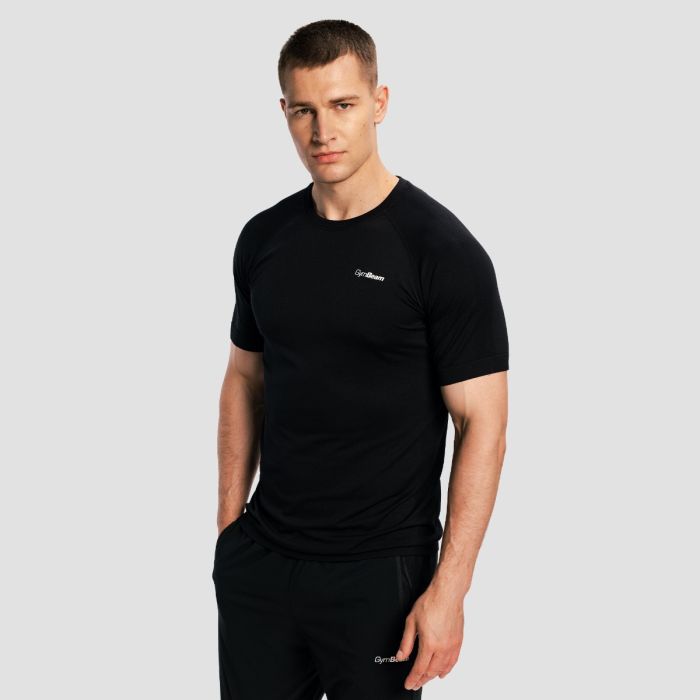 Men‘s Pulse X  Running T-shirt Black - GymBeam M