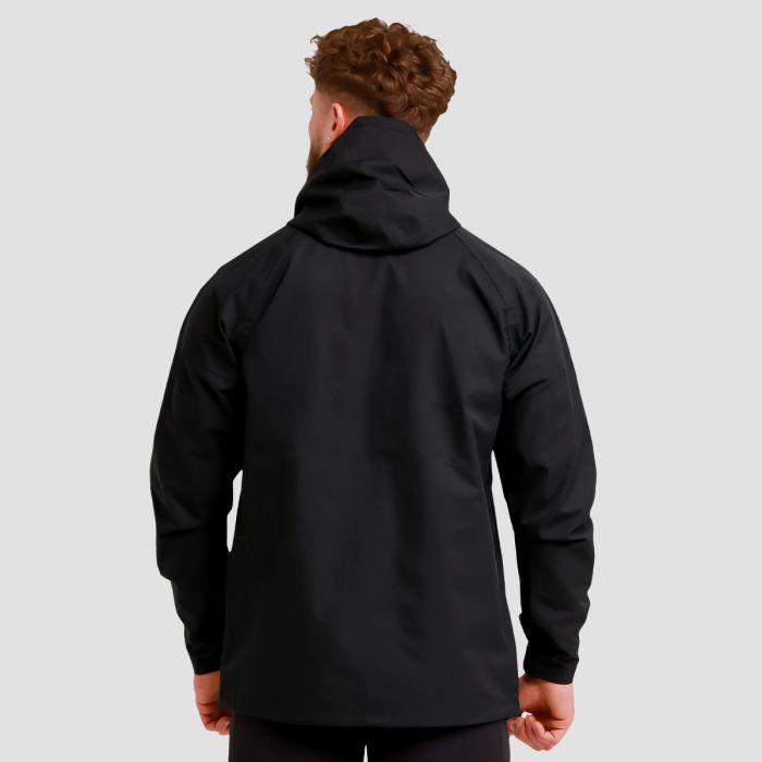 Men‘s Rain Smock Jacket Black - GymBeam XL