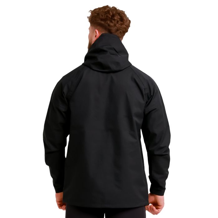 Men‘s Rain Smock Jacket Black - GymBeam XL