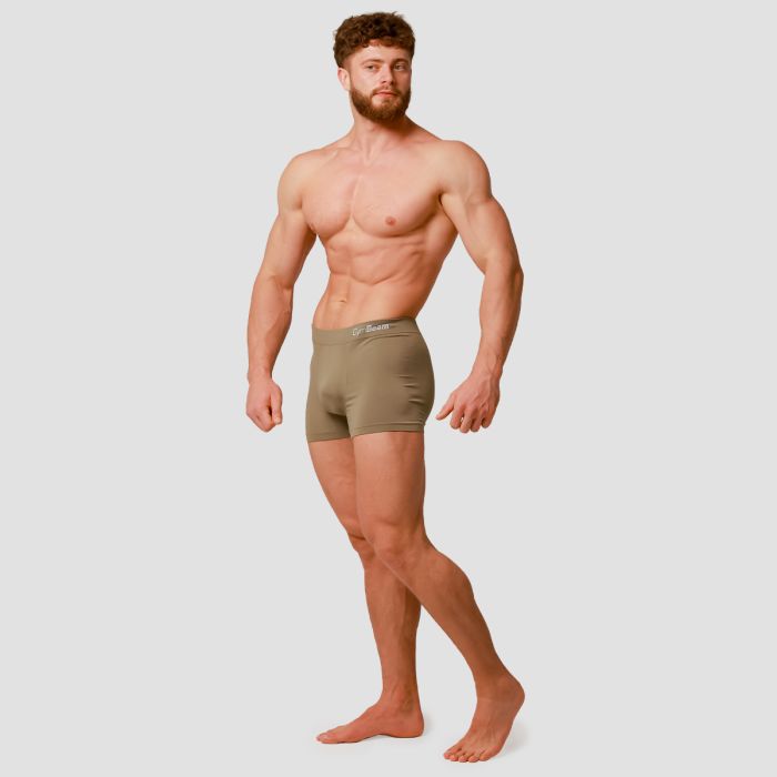 Men’s Seamless Boxers 2Pack Army - GymBeam XL