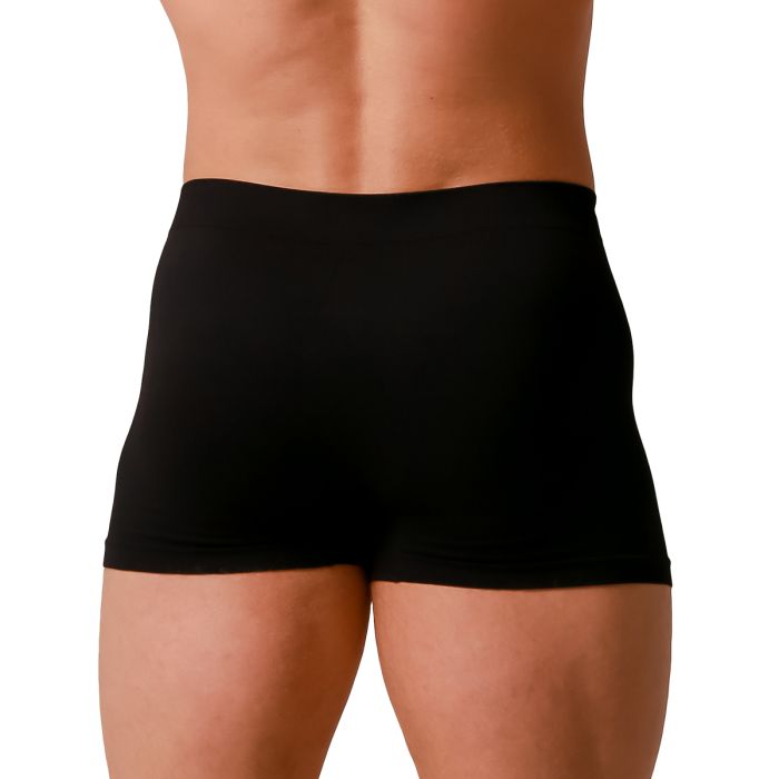 Men’s Seamless Boxers 2Pack Black - GymBeam XL