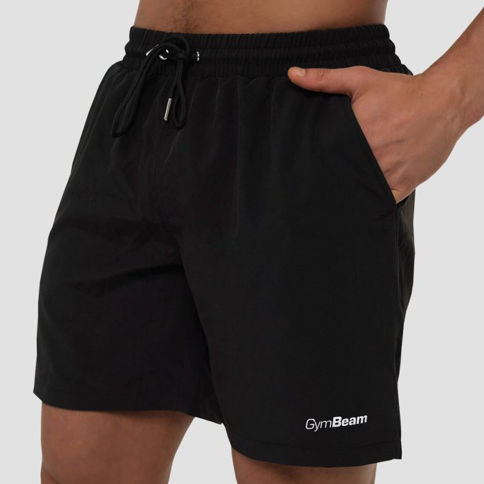Men‘s Swim Shorts Black - GymBeam L
