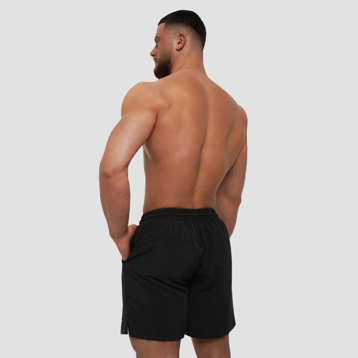 Men‘s Swim Shorts Black - GymBeam L
