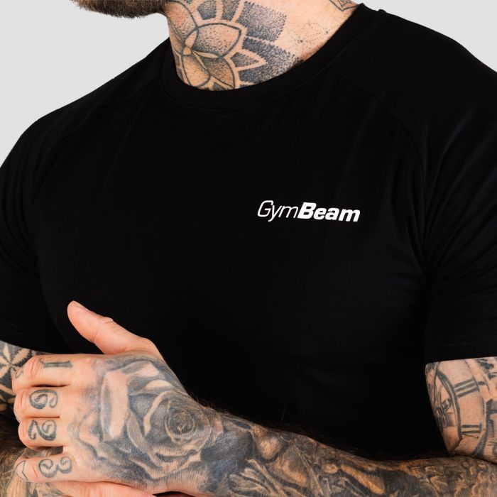 Men‘s Fitted TRN T-shirt Black - GymBeam M