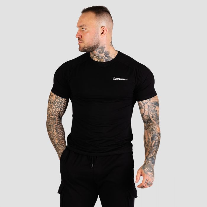 Men‘s Fitted TRN T-shirt Black - GymBeam M
