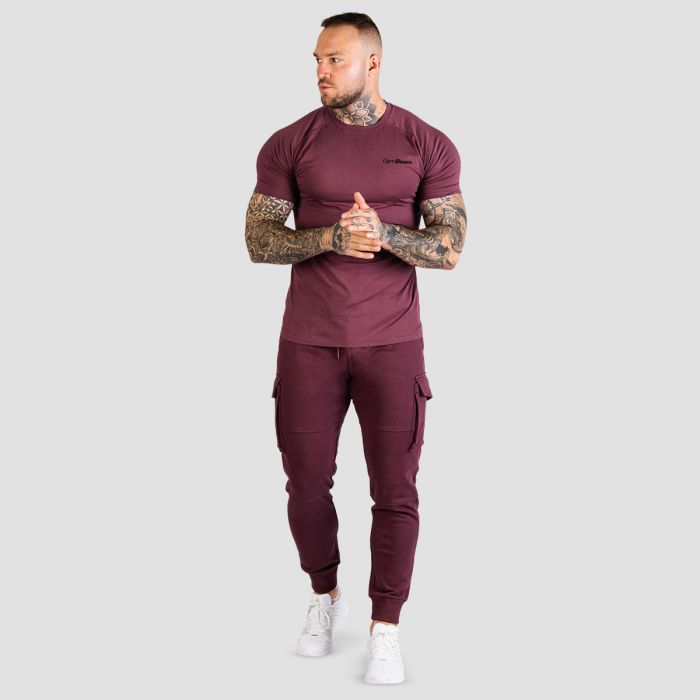 Men‘s Fitted TRN T-shirt Eggplant - GymBeam M