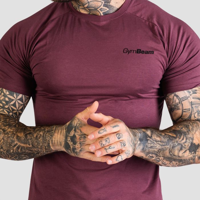 Men‘s Fitted TRN T-shirt Eggplant - GymBeam M