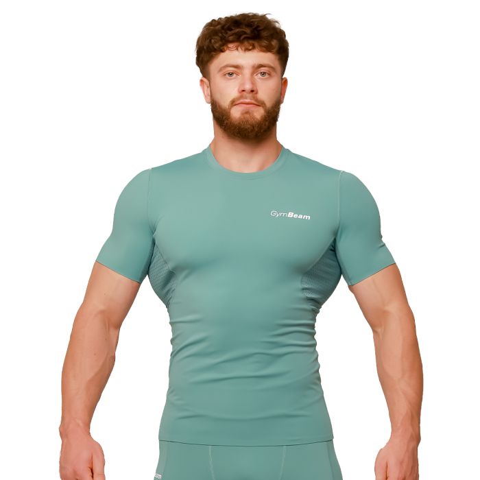 Mid Compression T-shirt Blue - GymBeam M